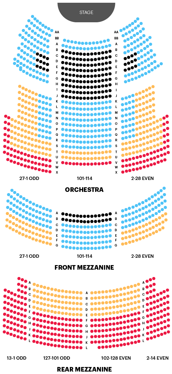 Majestic Theatre Seating Chart Best Seats Real Time Pricing